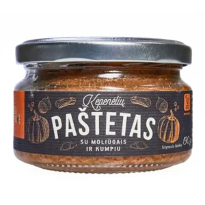 Pikantny pasztet z wątróbki z papryką i pieczarkami 190g